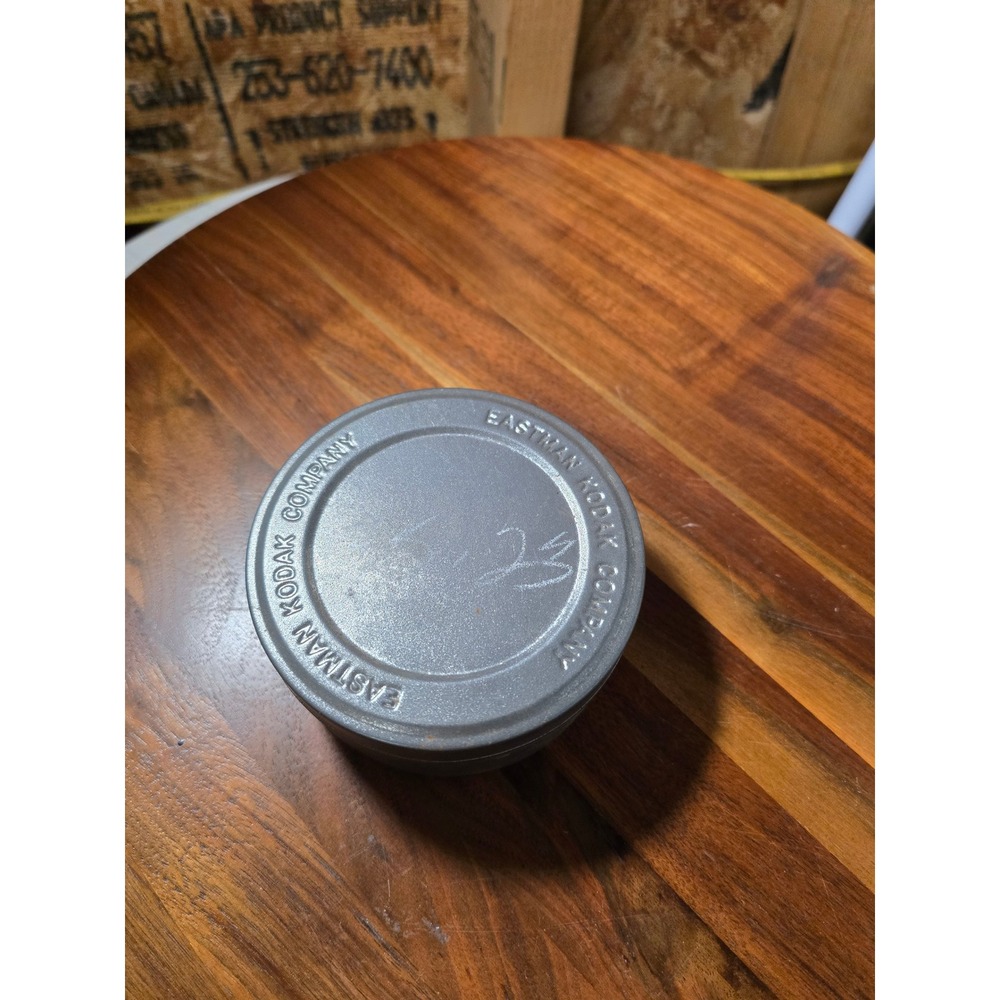 Vintage Eastman Kodak Company 35mm Film Canister Tin Metal 4" Photography